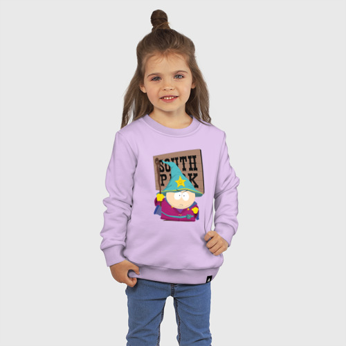 Детский свитшот хлопок Южный Парк, цвет лаванда - фото 3