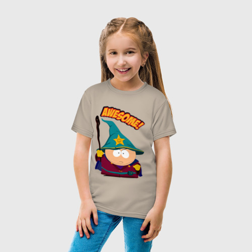 Детская футболка хлопок Cartman, цвет миндальный - фото 5