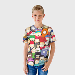 Детская футболка 3D South Park персонажи - фото 2