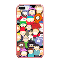 Чехол для iPhone 7Plus/8 Plus матовый South Park персонажи