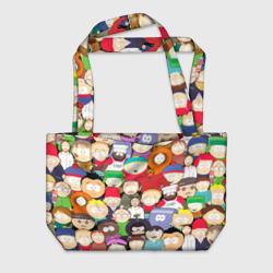 Пляжная сумка 3D South Park персонажи