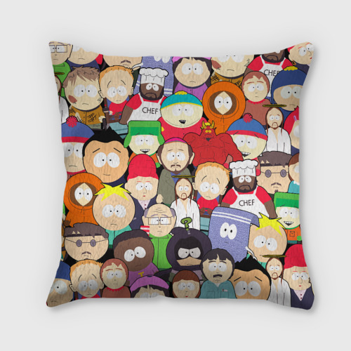 Подушка 3D South Park персонажи - фото 2