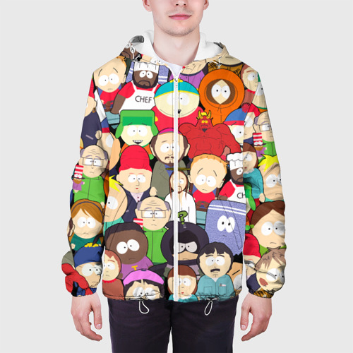 Мужская куртка 3D South Park персонажи, цвет 3D печать - фото 4