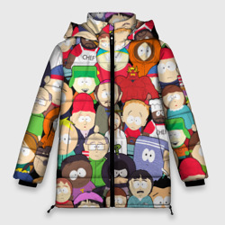 Женская зимняя куртка Oversize South Park персонажи