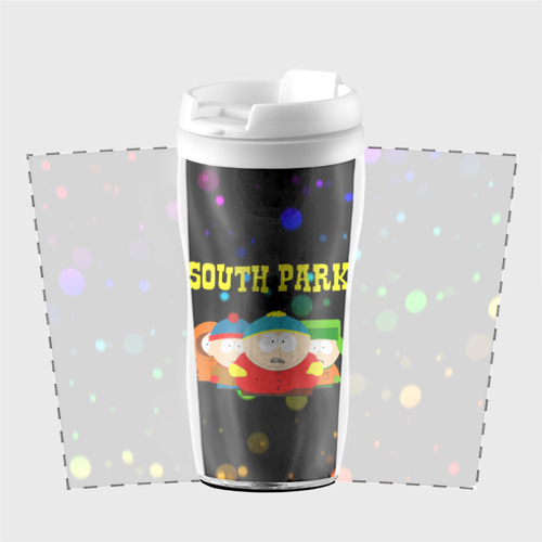 Термокружка-непроливайка South Park, цвет белый - фото 2