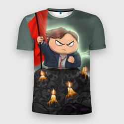 Мужская футболка 3D Slim Eric Cartman