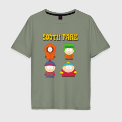 Мужская футболка хлопок Oversize Южный Парк South Park