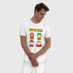 Мужская пижама хлопок Южный Парк South Park - фото 2