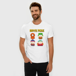 Мужская футболка хлопок Slim Южный Парк South Park - фото 2