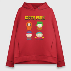 Женское худи Oversize хлопок Южный Парк South Park