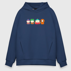 Мужское худи Oversize хлопок South Park Саус Парк