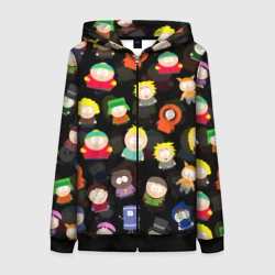 Женская толстовка 3D на молнии Южный Парк