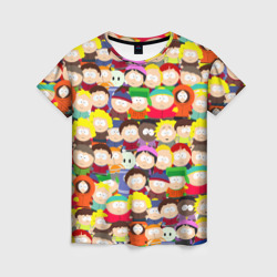 Женская футболка 3D Южный Парк South Park