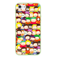 Чехол для iPhone 5/5S матовый Южный Парк South Park