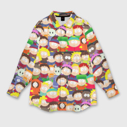 Мужская рубашка oversize 3D Южный Парк South Park