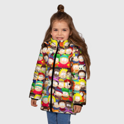 Зимняя куртка для девочек 3D Южный Парк South Park - фото 2