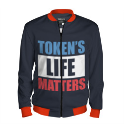 Мужской бомбер 3D Tokens life matters