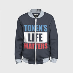 Детский бомбер 3D Tokens life matters