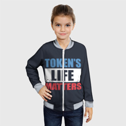 Детский бомбер 3D Tokens life matters - фото 2