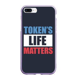 Чехол для iPhone 7Plus/8 Plus матовый Tokens life matters