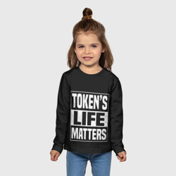 Детский лонгслив 3D Tokens life matters - фото 2