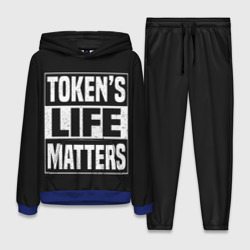 Женский костюм с толстовкой 3D Tokens life matters