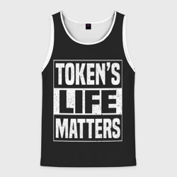 Мужская майка 3D Tokens life matters