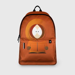 Рюкзак с принтом Южный Парк для любого человека, вид спереди №3. Цвет основы: белый