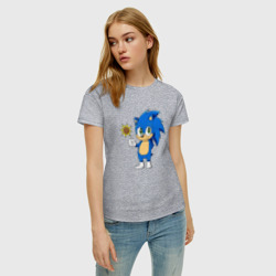 Женская футболка хлопок Baby Sonic - фото 2