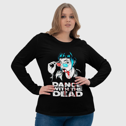 Женский лонгслив 3D Dance with the dead - фото 6