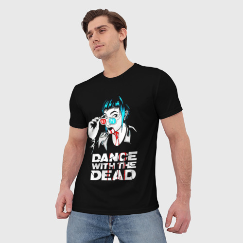 Мужская футболка 3D Dance with the dead, цвет 3D печать - фото 3