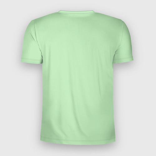 Мужская футболка 3D Slim с принтом Засланный кабачок, вид сзади #1