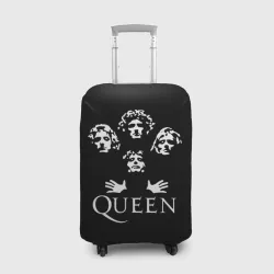 Чехол для чемодана 3D Queen Квин +на спине