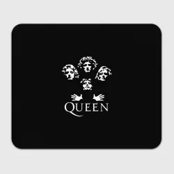 Прямоугольный коврик для мышки Queen Квин +на спине
