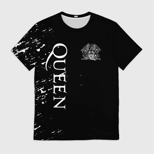 Мужская футболка 3D Queen