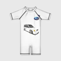 Детский купальный костюм 3D Subaru forester Субару Форестер