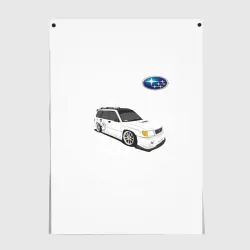 Постер Subaru forester Субару Форестер