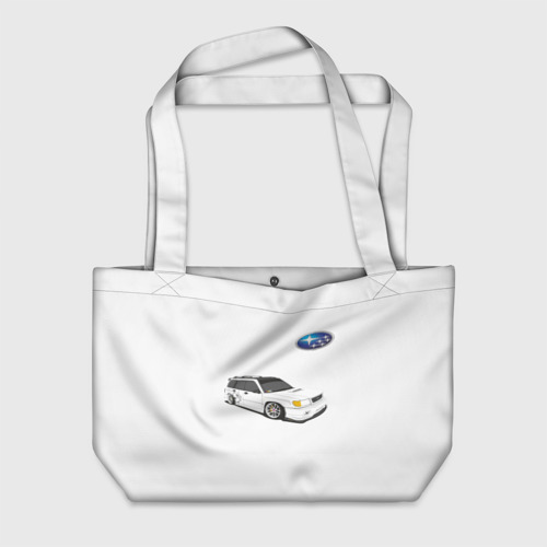 Пляжная сумка 3D Subaru forester Субару Форестер