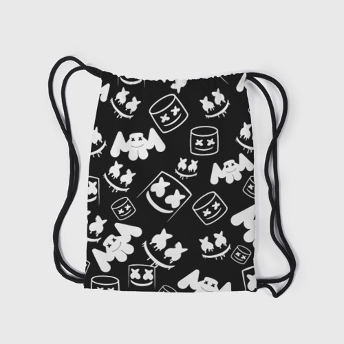 Рюкзак-мешок 3D Marshmello ЧБ - фото 7