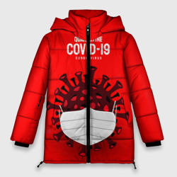 Женская зимняя куртка Oversize 2019-nCoV Коронавирус