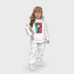 Костюм с принтом Кирито для ребенка, вид на модели спереди №4. Цвет основы: белый