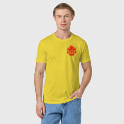Мужская футболка хлопок Красный оверлорд лого - фото 2