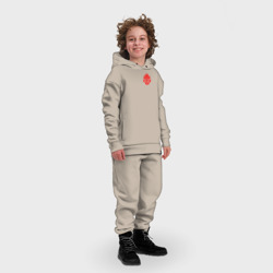 Детский костюм хлопок Oversize Красный оверлорд лого - фото 2