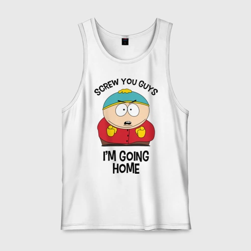 Мужская майка хлопок South Park, Эрик Картман