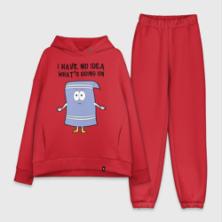 Женский костюм хлопок Oversize South Park, Полотенчик