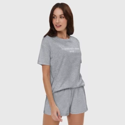 Женская пижама с шортиками хлопок Да пребудет с нами rock - фото 2