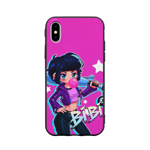 Чехол для iPhone X матовый BIBI Фото 01 Чехол для iPhone X матовый BIBI Фото 01