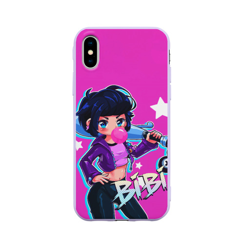 Чехол для iPhone X матовый BIBI Фото 01 Чехол для iPhone X матовый BIBI Фото 01