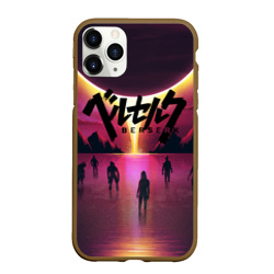 Чехол для iPhone 11 Pro Max матовый Berserk sunset