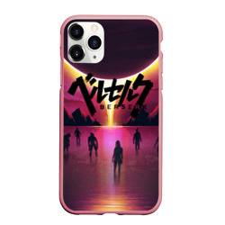 Чехол для iPhone 11 Pro Max матовый Berserk sunset